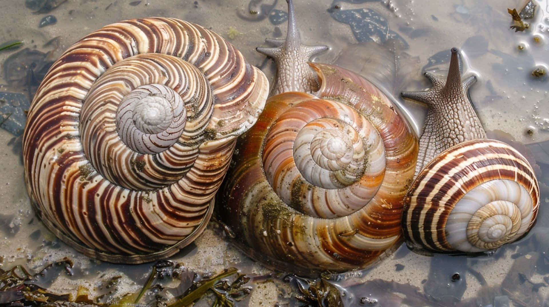 Volute Snailsin Natural Habitat.jpg Wallpaper