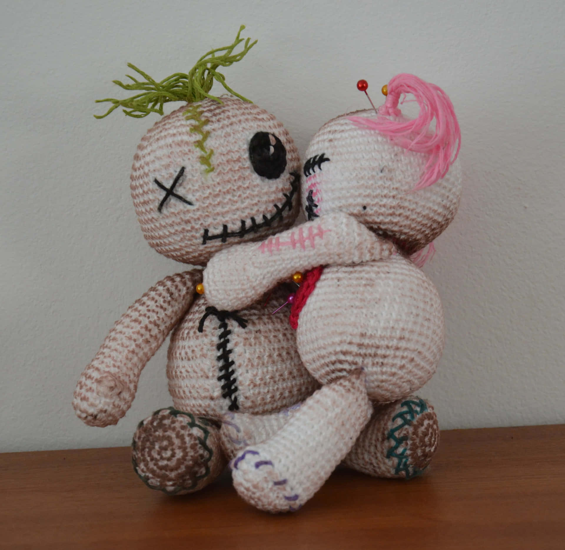 Mysterious Voodoo Doll Handcrafted with Care Wallpaper