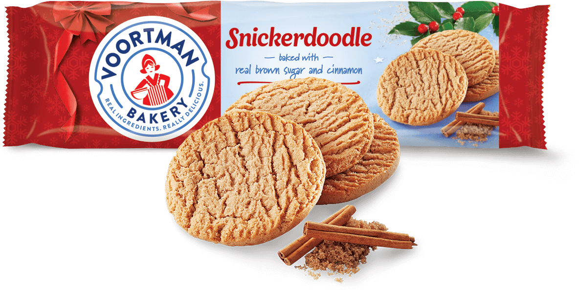 Voortman Snickerdoodle Cookies Packaging PNG
