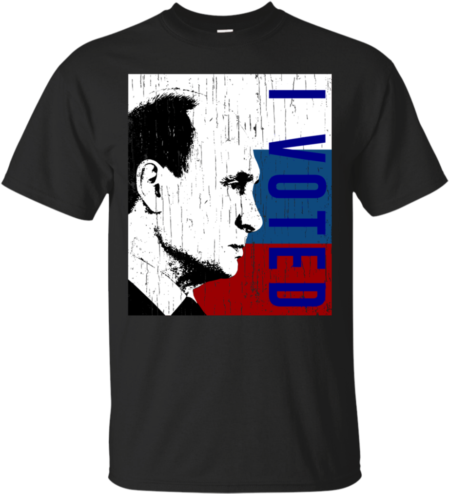 Voted Putin Graphic Tshirt Design PNG