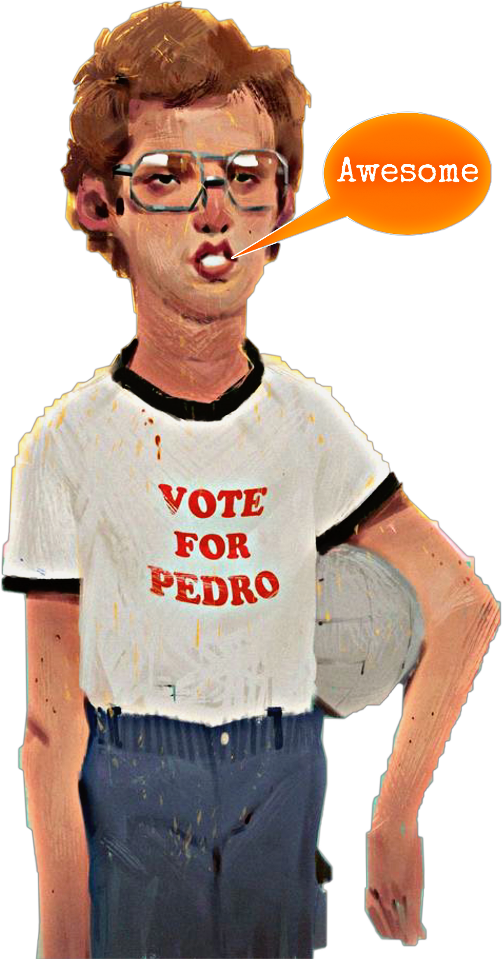 Votefor Pedro Awesome Character PNG