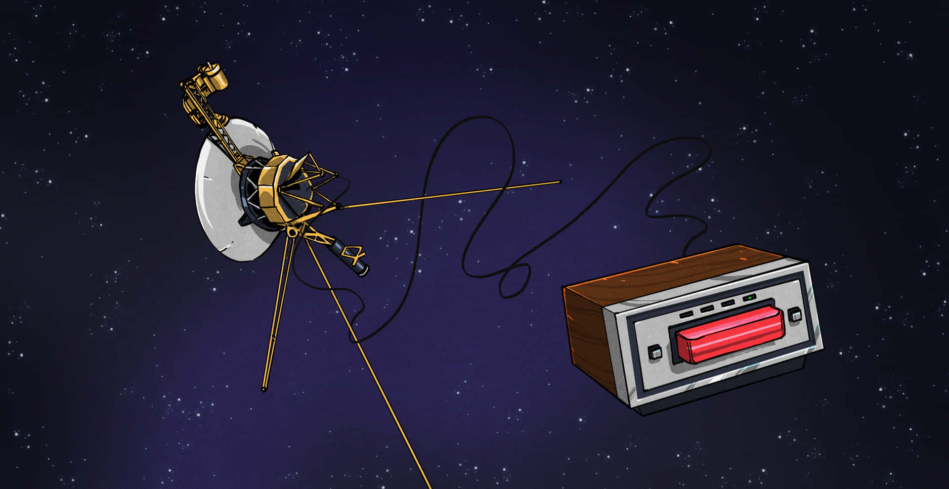 Voyager 1 Satellite Program Animated Pictures