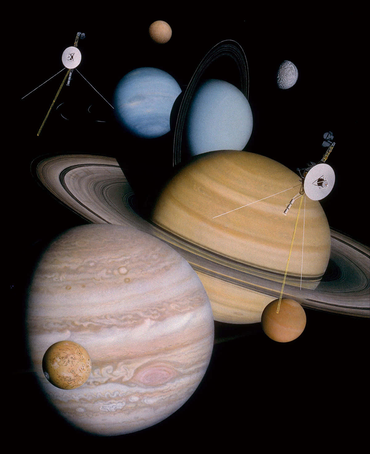 Voyager 1 Planets Animated Pictures