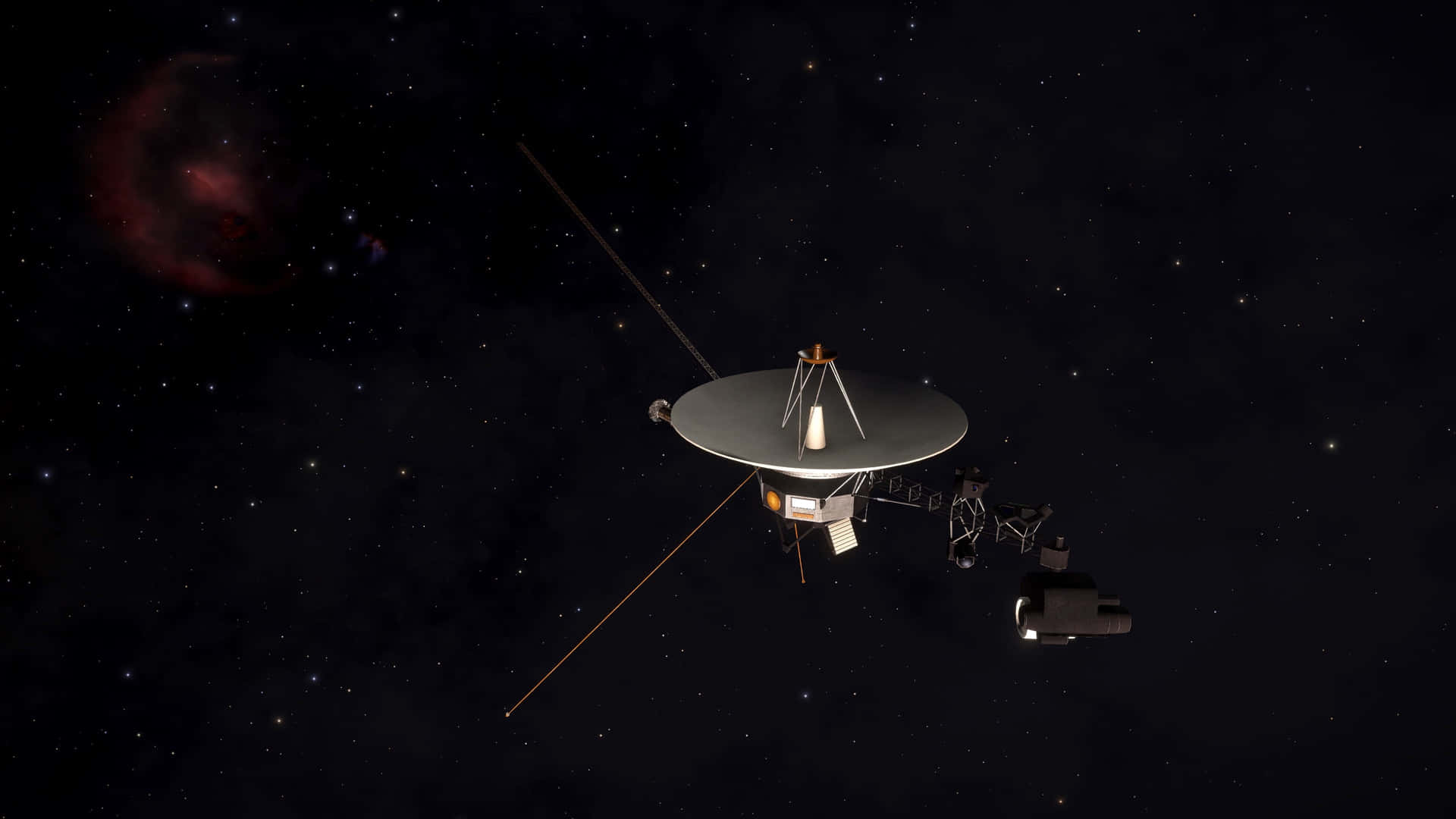 Voyager 1 Dark Space Probe Pictures
