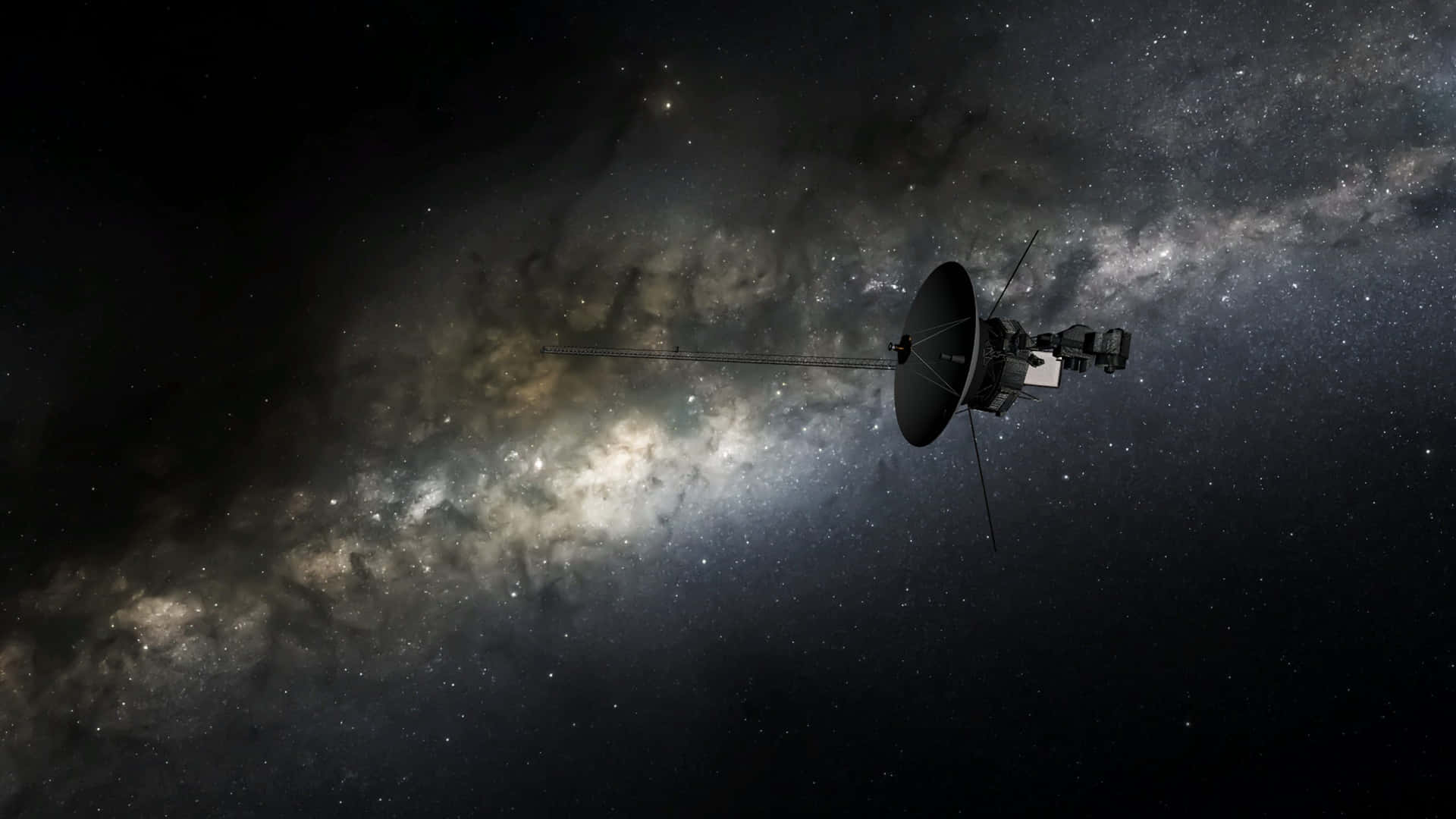 Voyager 1 Dark Space Pictures