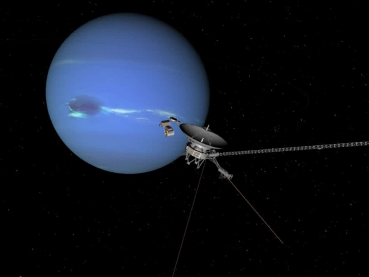 The Voyager probes launch into space to discover distant planets