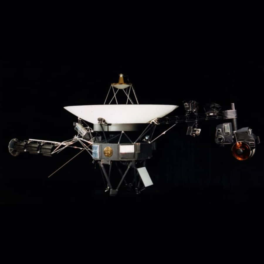 Spektakulärsyn Av Planeten Jorden Från Voyager-rymdfarkosten.