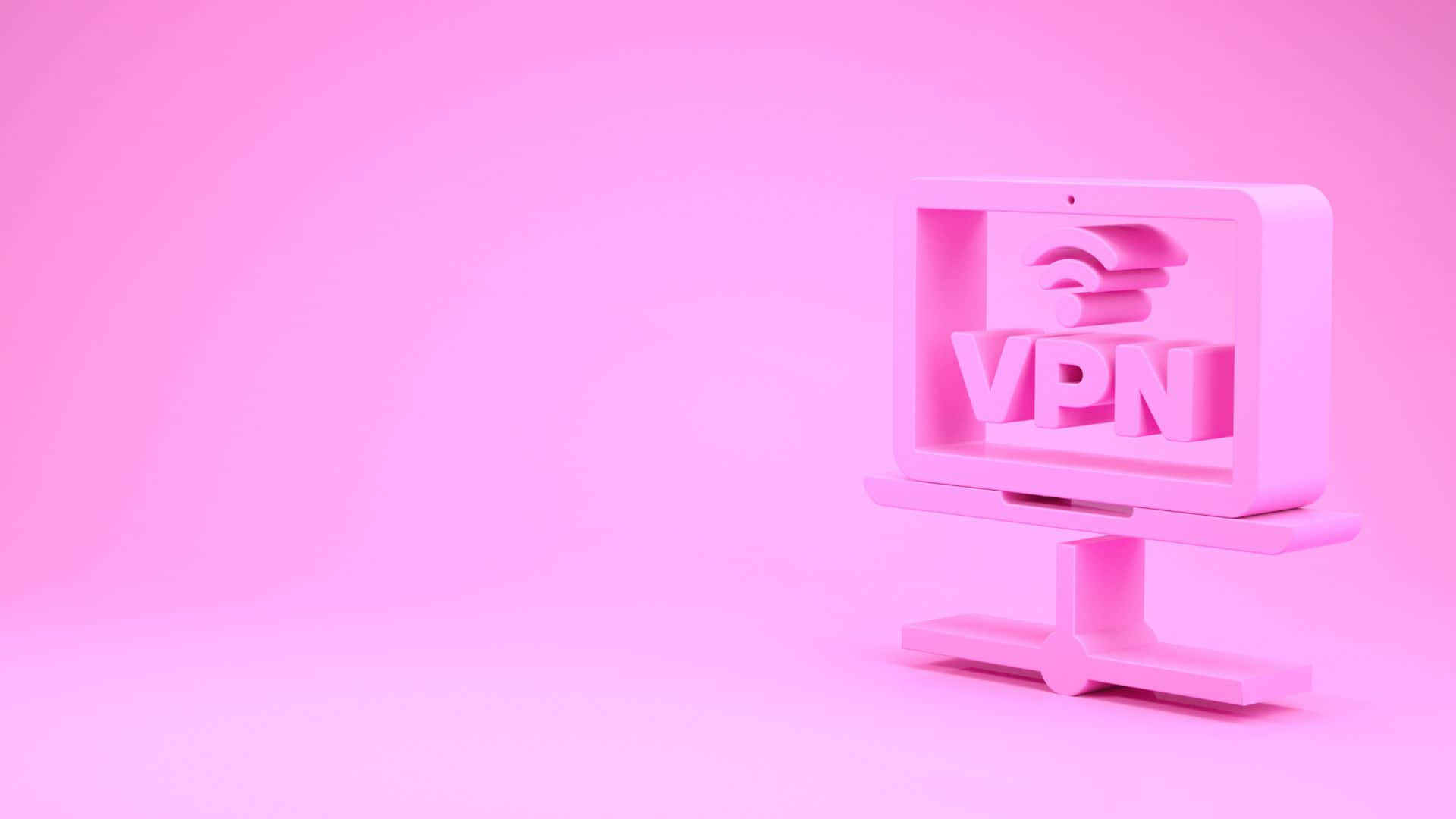Vpn In A Pink Background Wallpaper