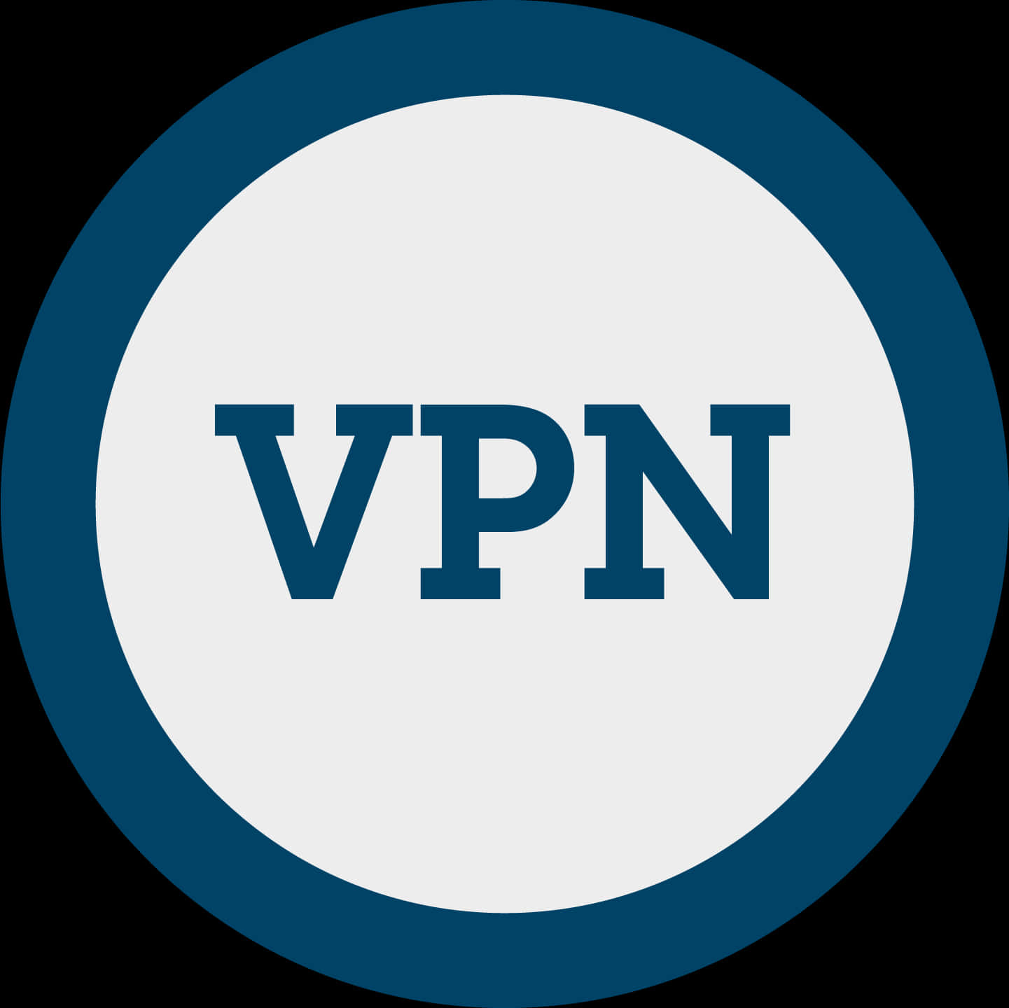 Vpn Blue And Round Logo Wallpaper