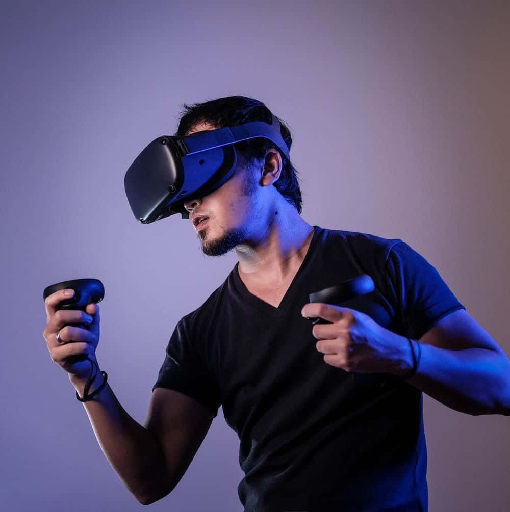 Spannende Vr Gaming Ervaring Achtergrond