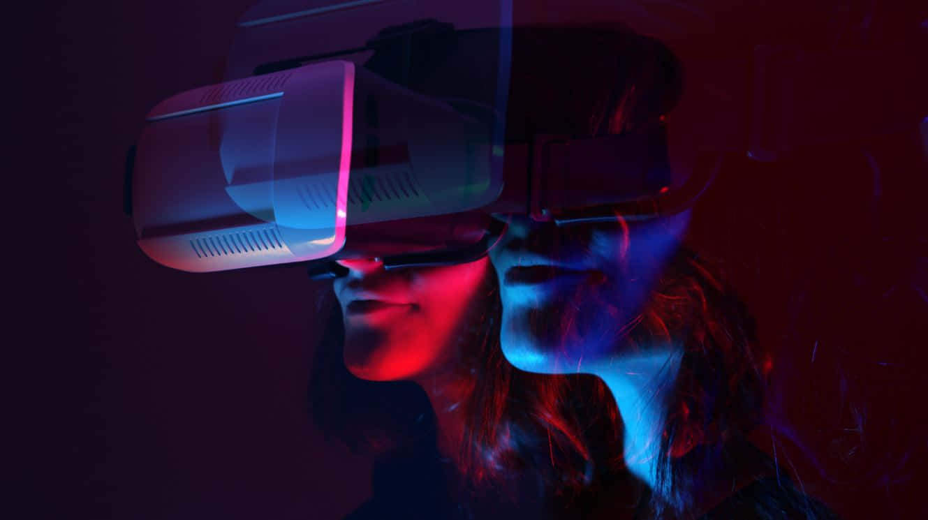 Immersive Virtual Reality Gaming Experience Wallpaper