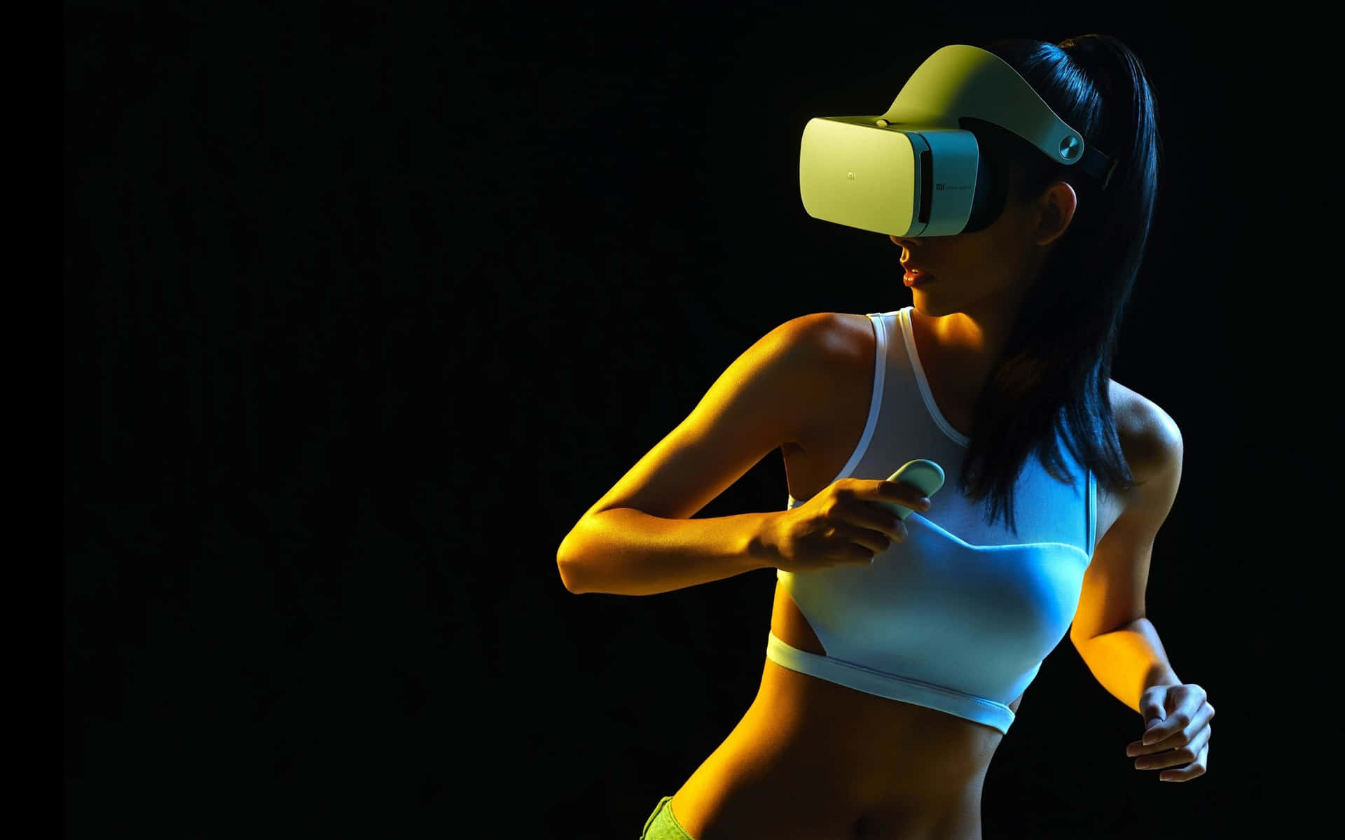 Immerse Yourself in the Virtual Reality of Gaming Wallpaper
