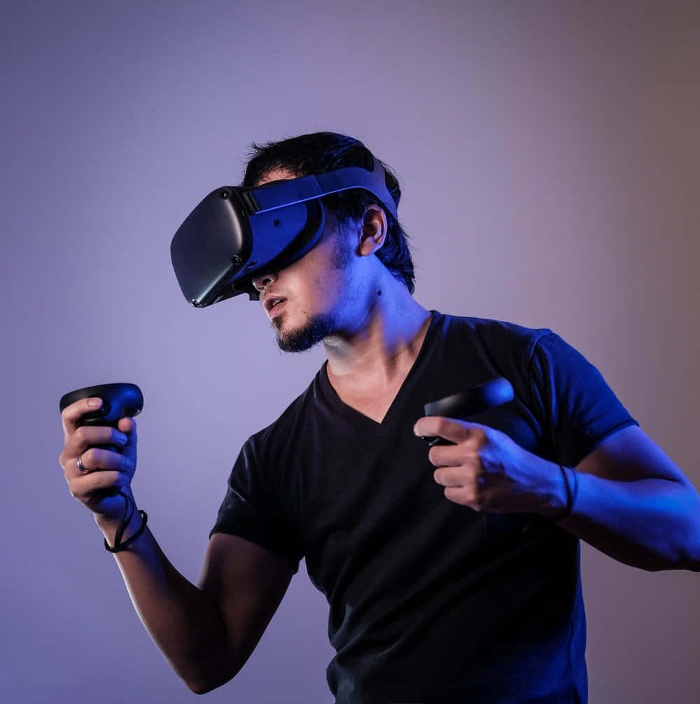 Udforsk fremtiden med virtuelle virkelighedsbilleder.