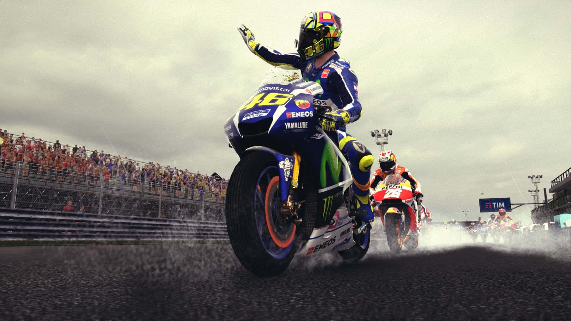 VR46 Valentino Rossi Video Game Cover Wallpaper
