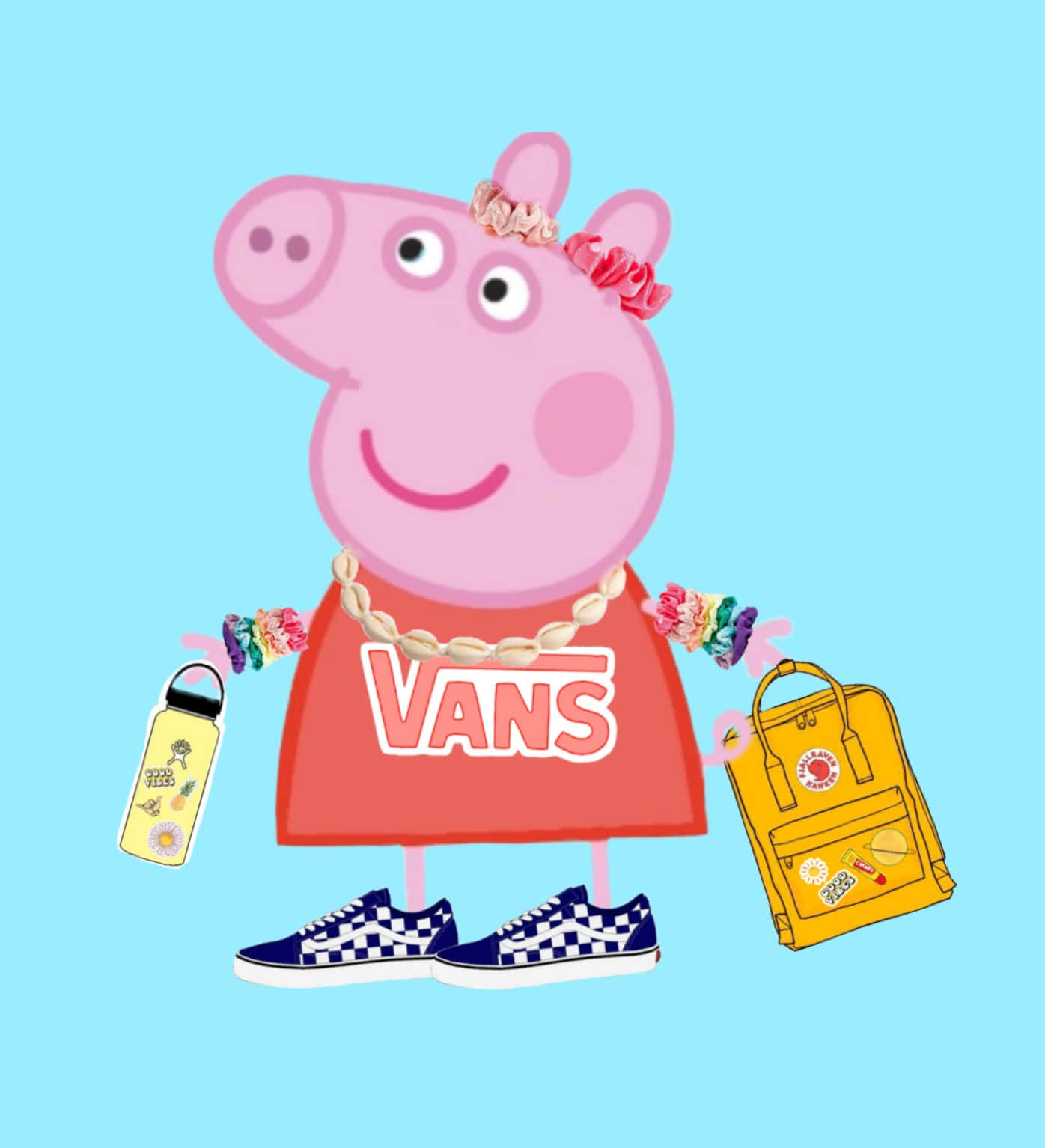 Peppig Vans - Pep Pig Vans (in Swedish, Same As In English As It Is A Proper Noun And Doesn't Change In Translation) Wallpaper