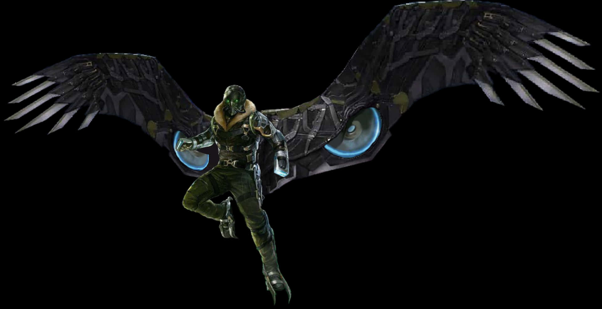 Vulture Spiderman Villain Flying PNG