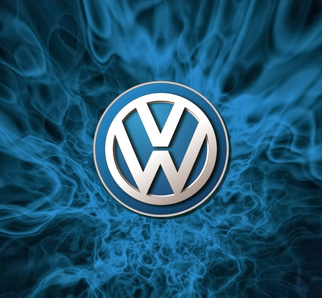 Brand logo of Volkswagen. Wallpaper