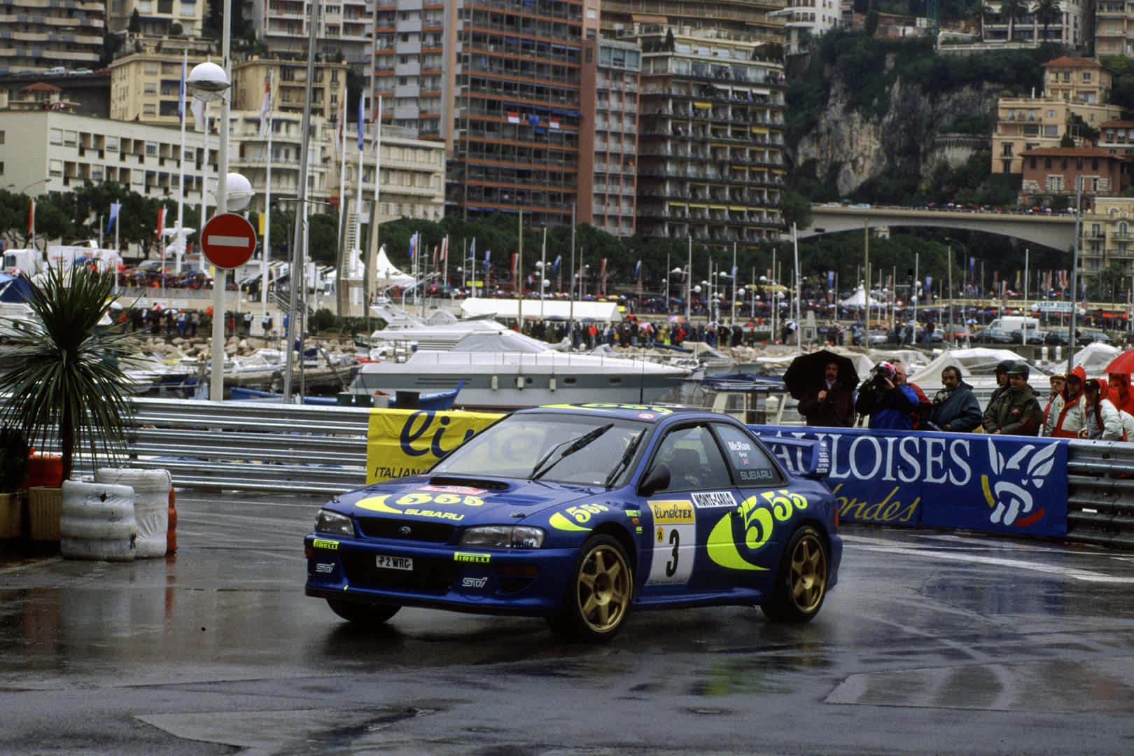 W R C Rally Carin Monaco Harbor Wallpaper