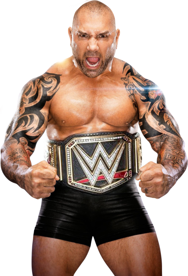 W W E Champion Batista Pose PNG