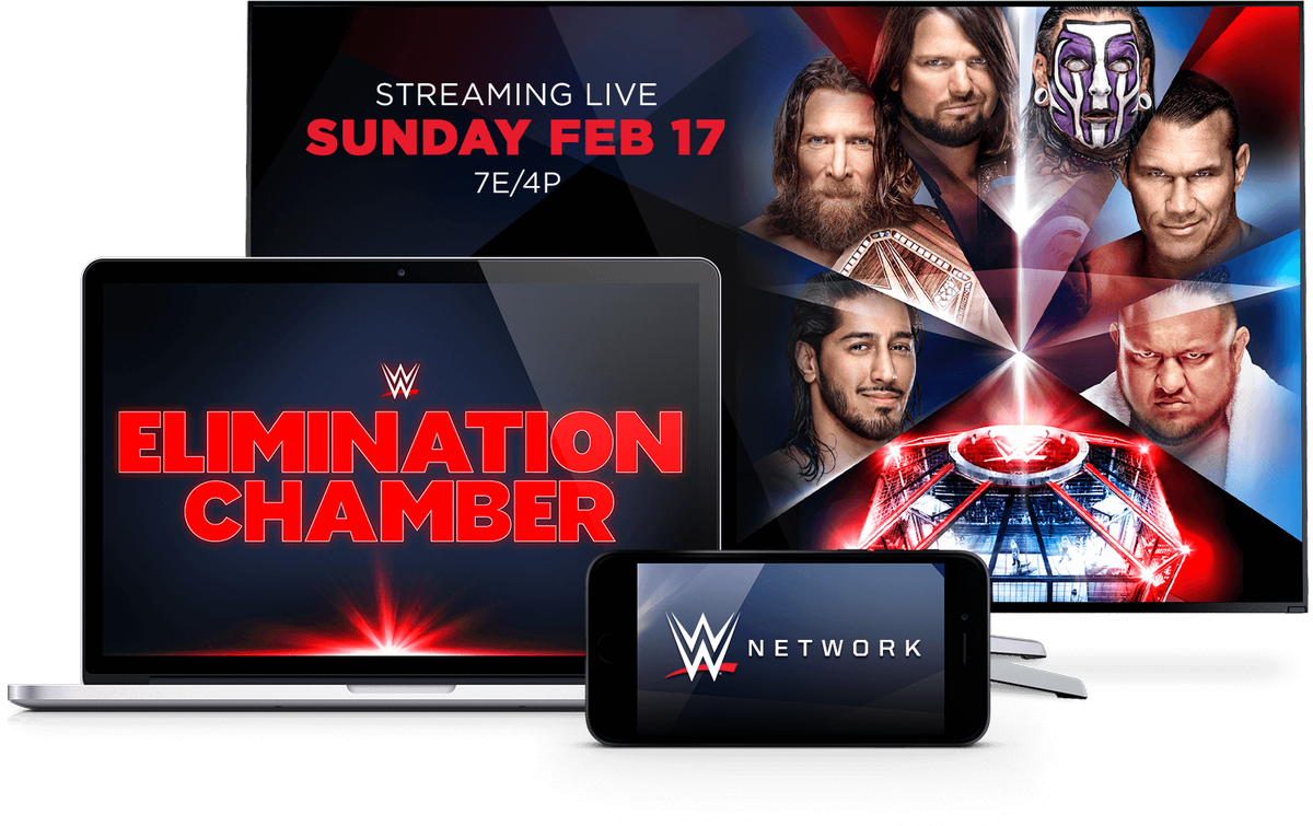 W W E Elimination Chamber Event Promotion PNG