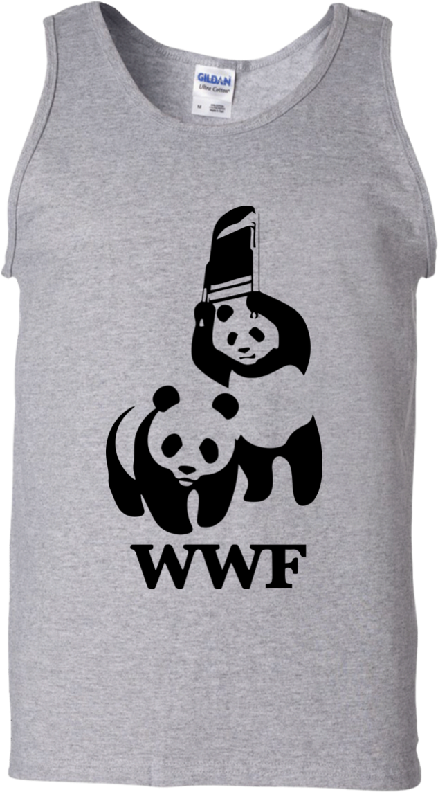 W W F Panda Logo Tank Top PNG