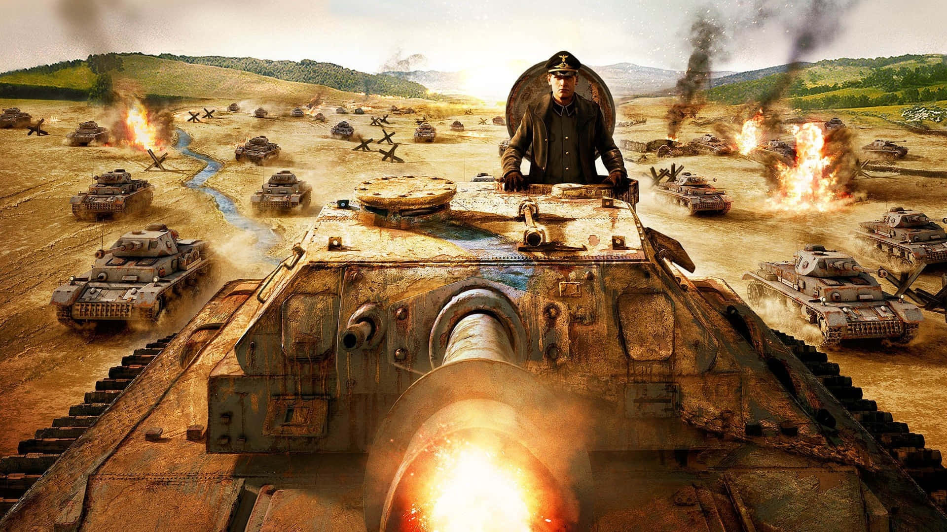 W W2_ Tank_ Battlefield_ Commander Wallpaper
