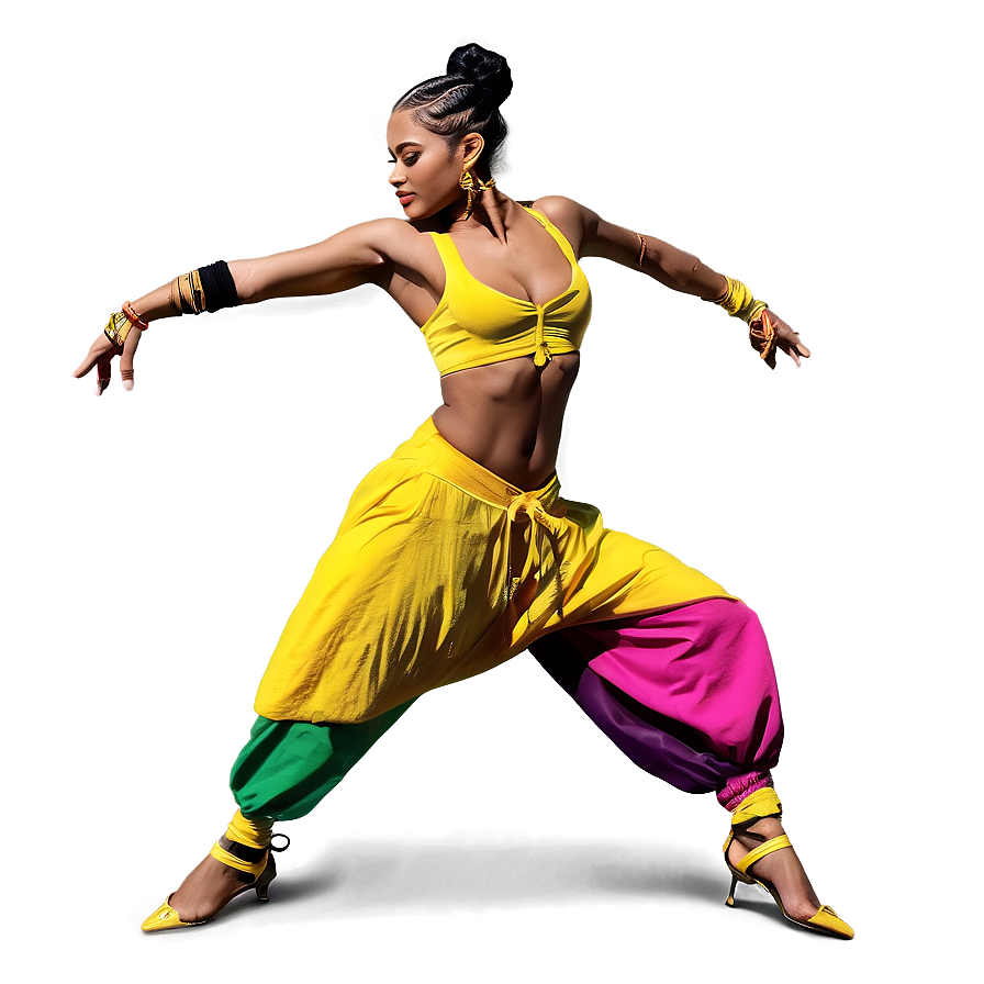 Waacking Dancer Style Png Sgi46 PNG