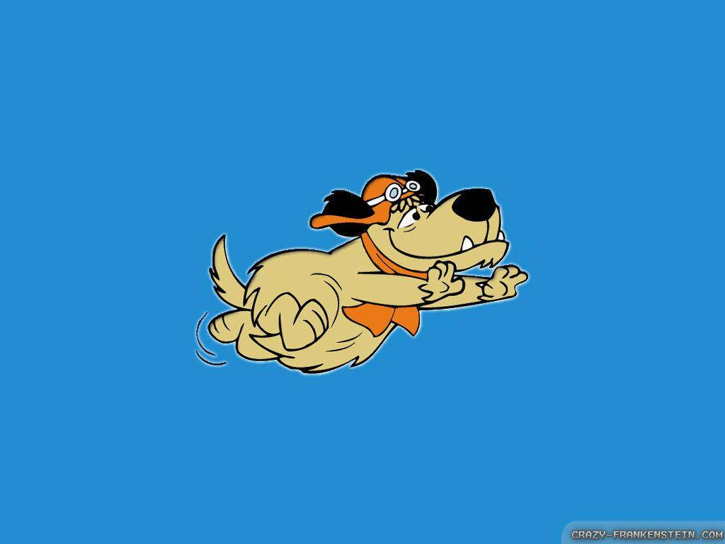 Eccentric Muttley in Action from Wacky Races Wallpaper
