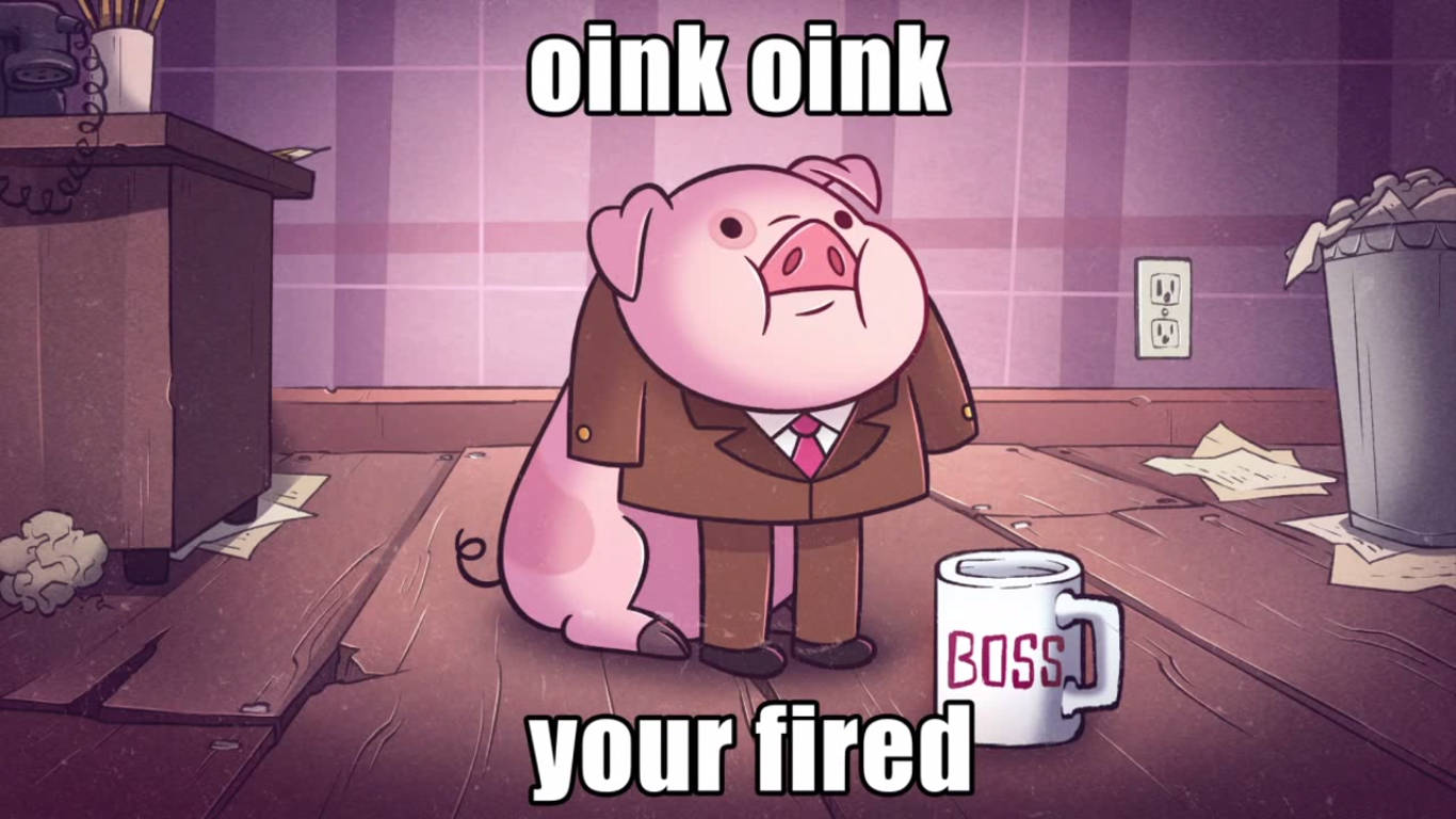 Waddles In Suit Wallpaper