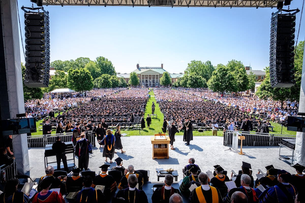 Wake Forest University Commencement Ceremony Wallpaper