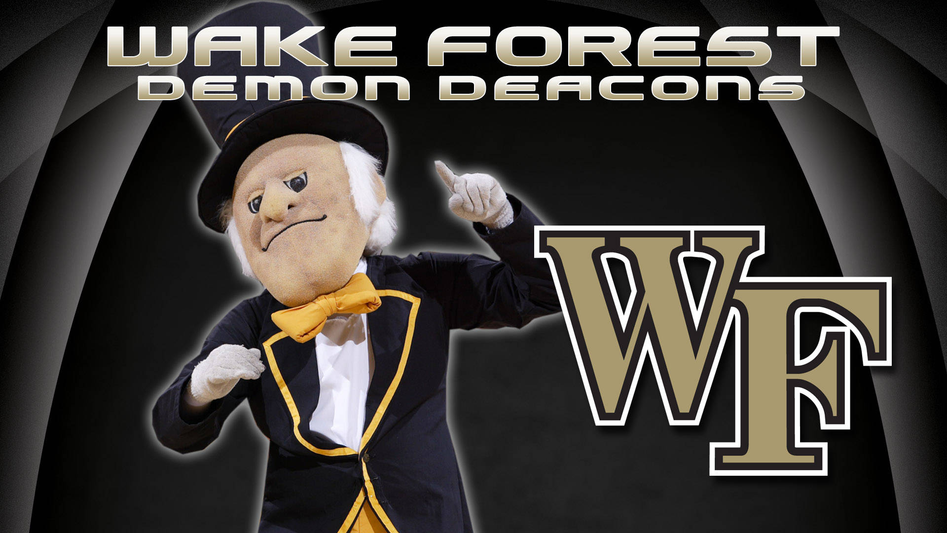 Mascottedei Demon Deacons Dell'università Wake Forest Sfondo