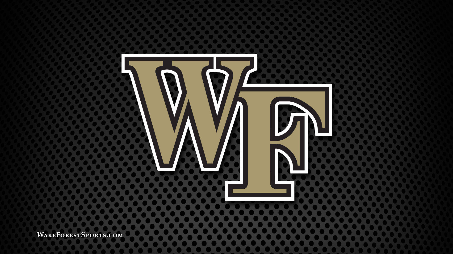 Wakeforest University Logo De Wf Fondo de pantalla