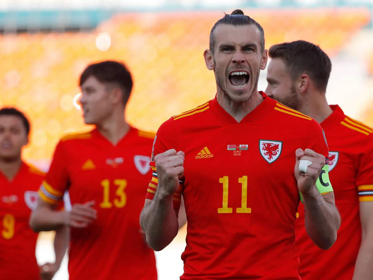 Walesnationalmannschaft Kapitän Gareth Bale Wallpaper