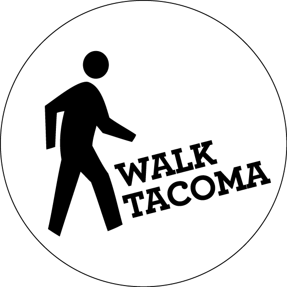 Walk Tacoma Sign Silhouette PNG