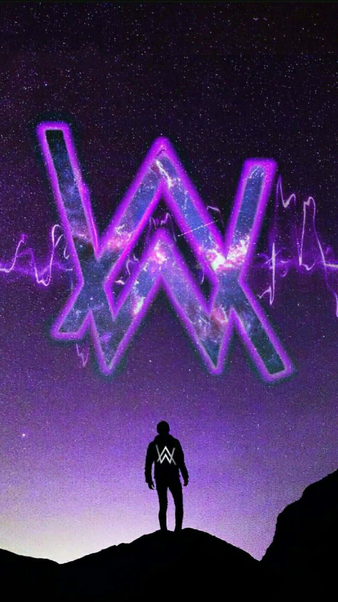 Walker Boy Standing On Mountain Wallpaper