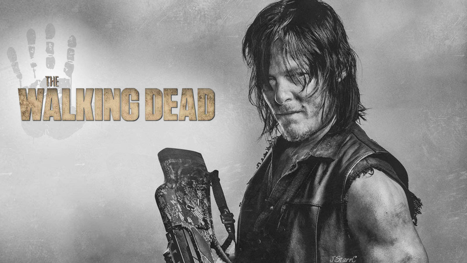 Daryl Dixon fra Walking Dead. Wallpaper