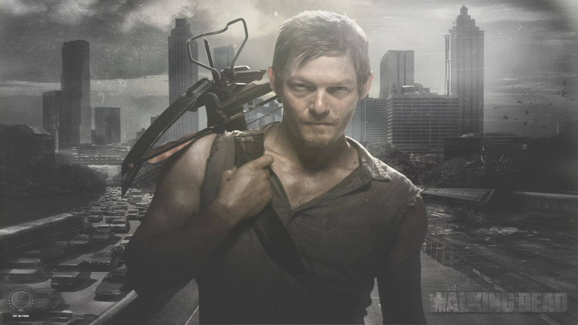Daryl Dixon - Ready for Action in The Walking Dead Wallpaper