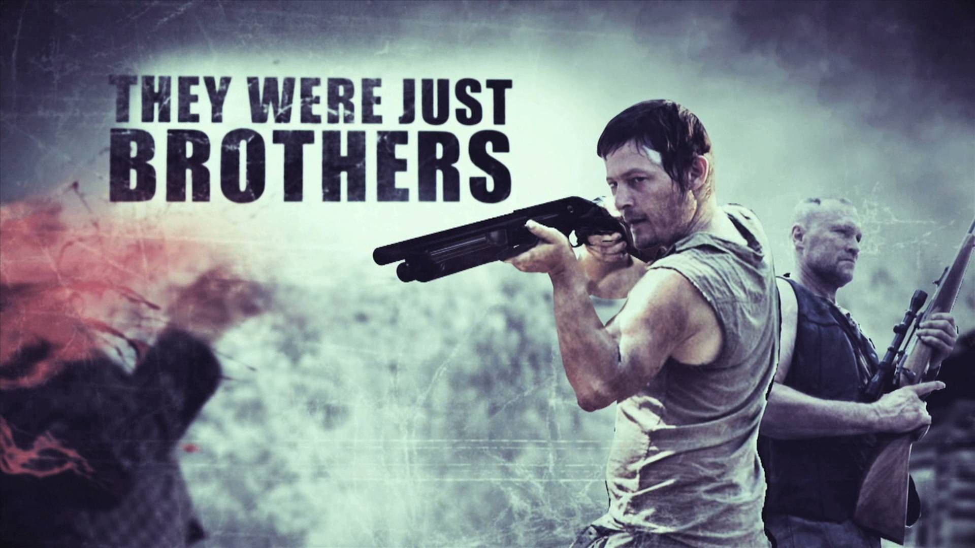 The Walking Dead They Were Just Brothers Wallpaper