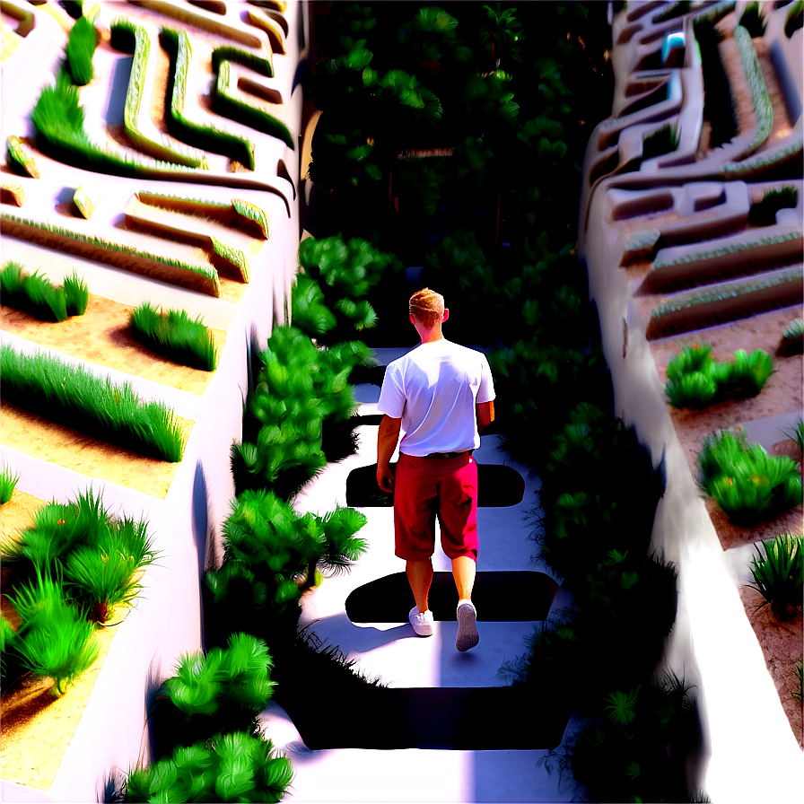Walking In A Maze Png 82 PNG