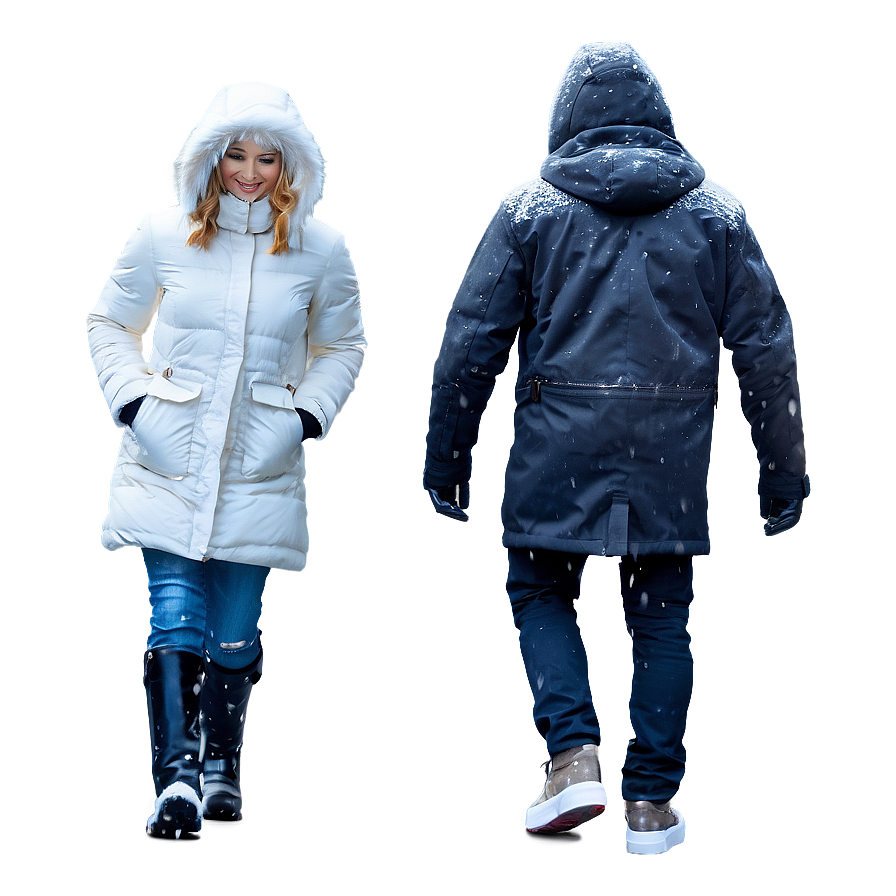 Walking In A Snowstorm Png 85 PNG