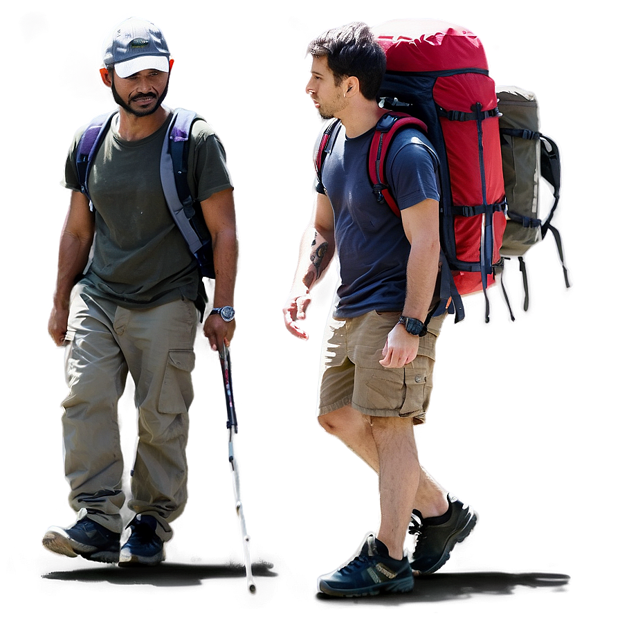 Walking In The Mountains Png 05252024 PNG