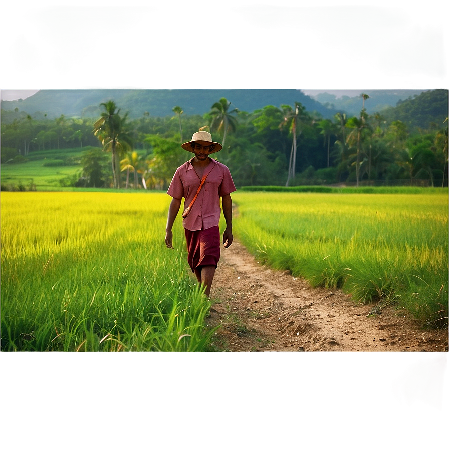 Walking Through Fields Png 65 PNG
