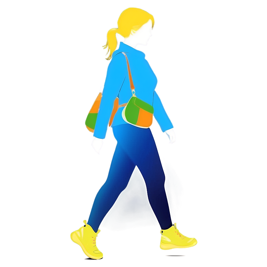 Walking Woman Silhouette Png 81 PNG