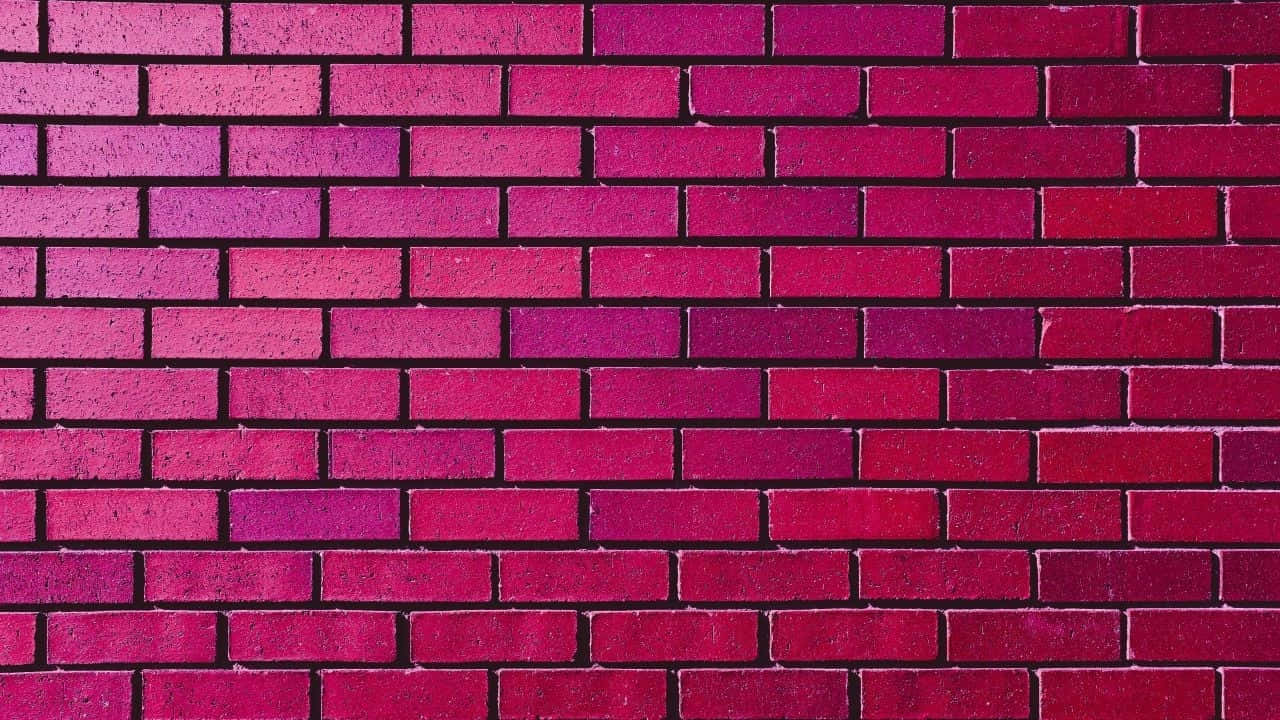 Wall Background Purple Brick Wall Background