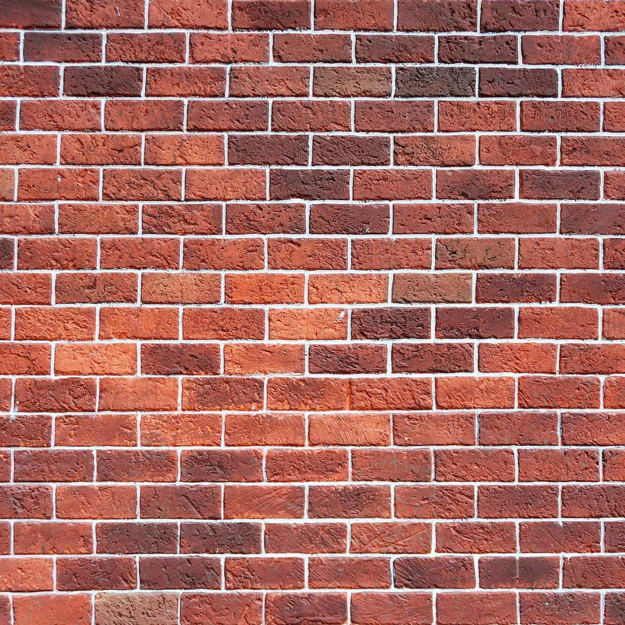 Wall Background Brown Brick Wall With Different Color Intensity Background