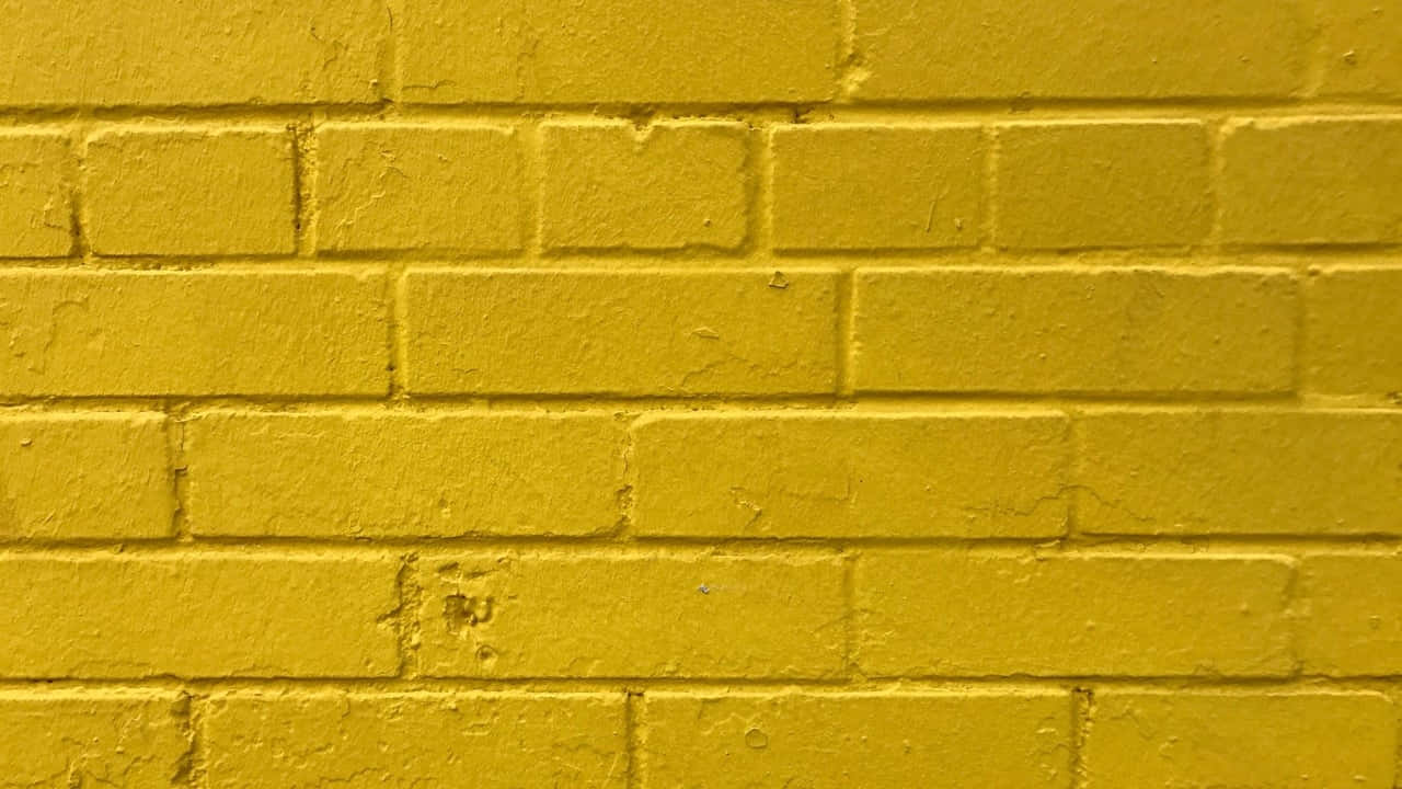 Wall Background Yellow Brick Wall Background