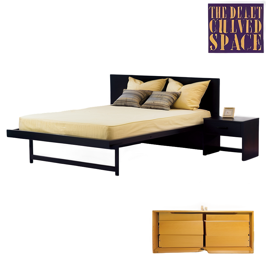 Wall Bed Space Saver Png 05042024 PNG
