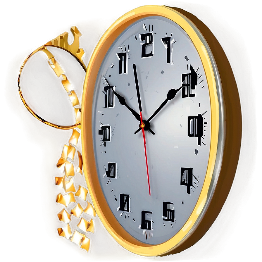Wall Clock Clipart Png Rer PNG