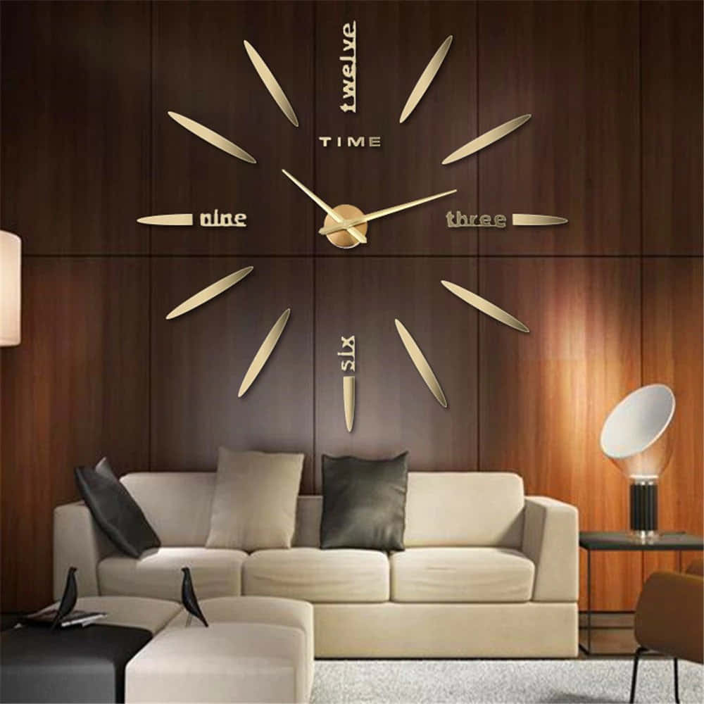 A classic wall clock with a classic design
