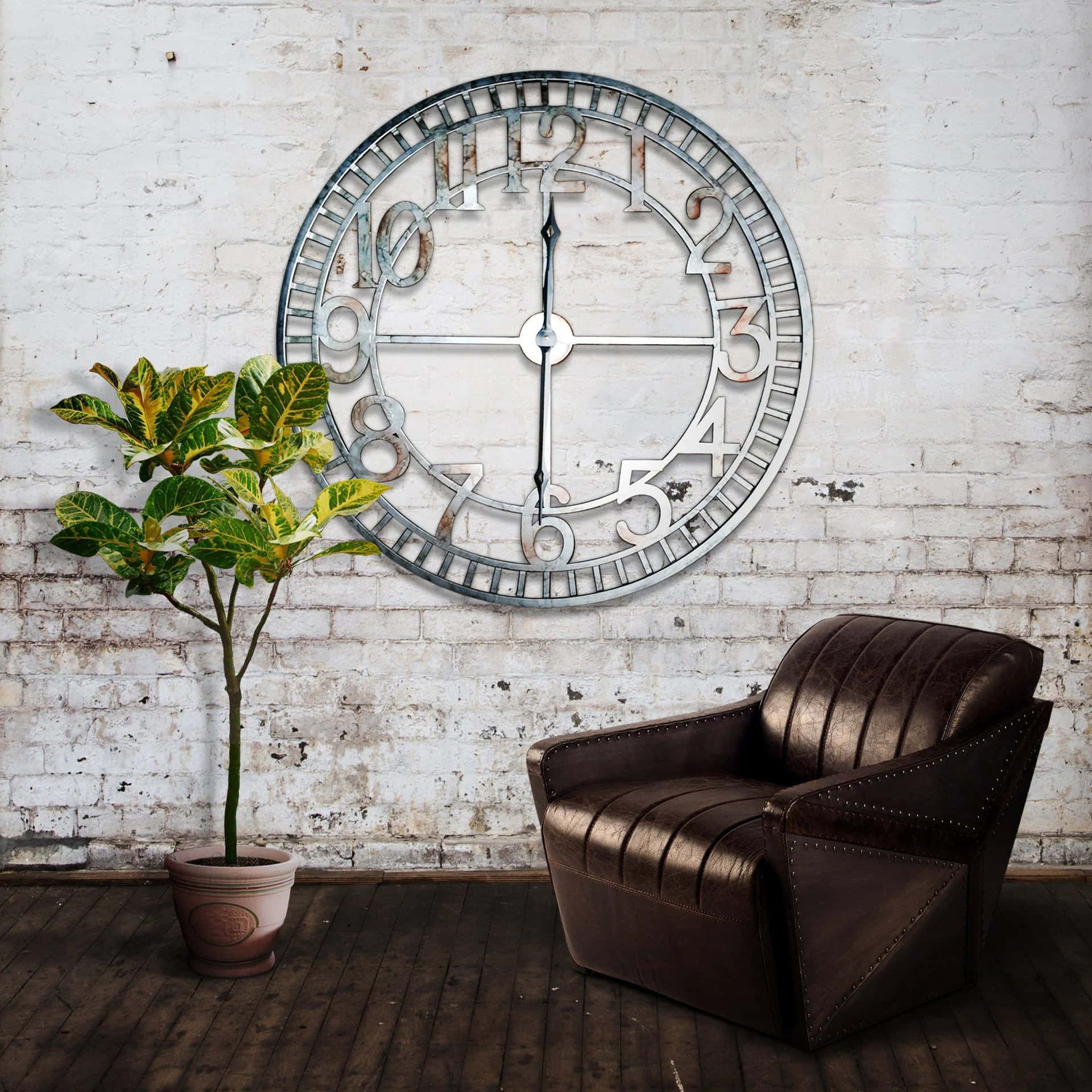 Keep time with this beautiful wall clock.
